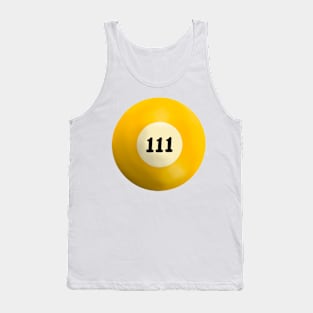 111 Angel Number Pool Ball Tank Top